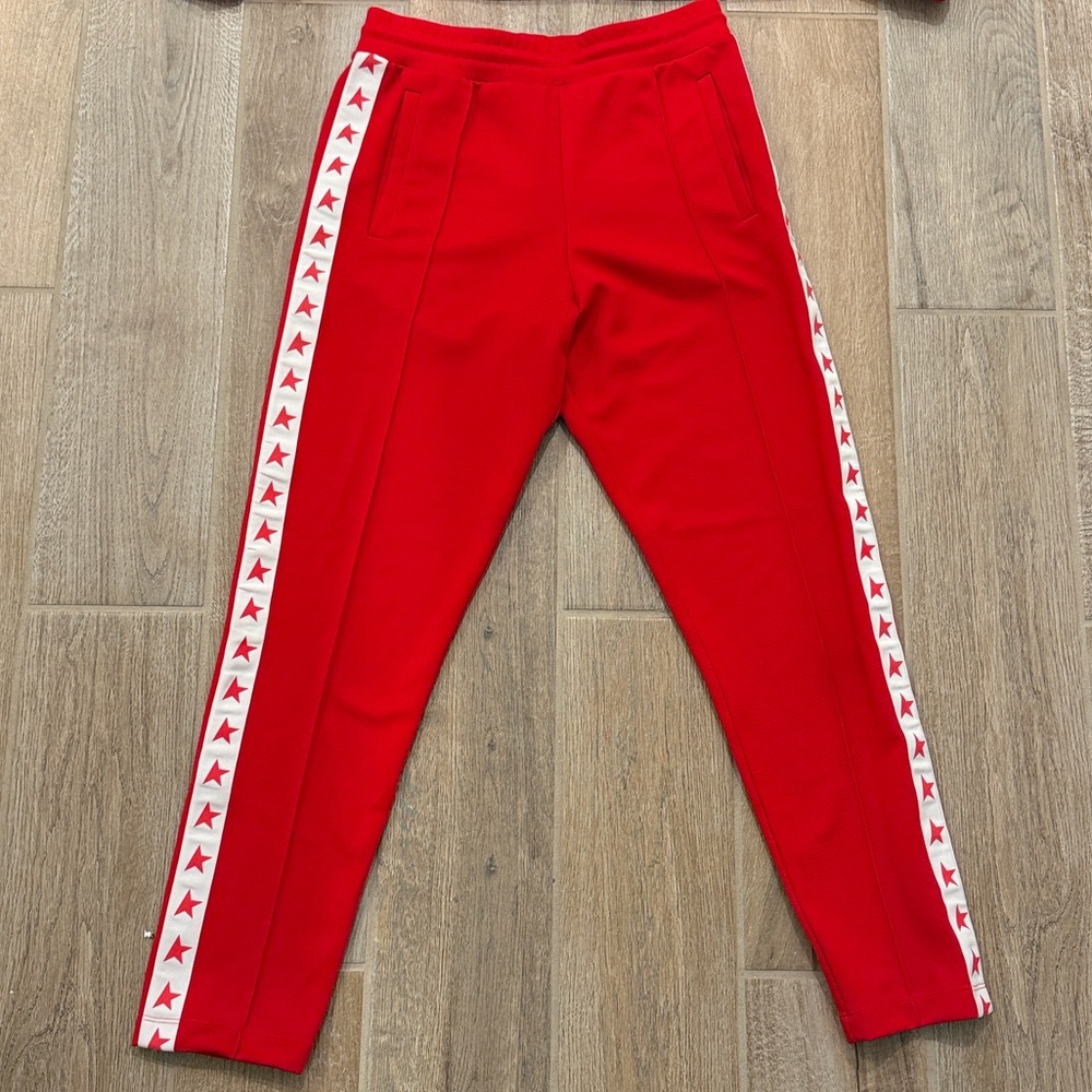 Golden Goose Red Men's Track Pants Size Xsmall